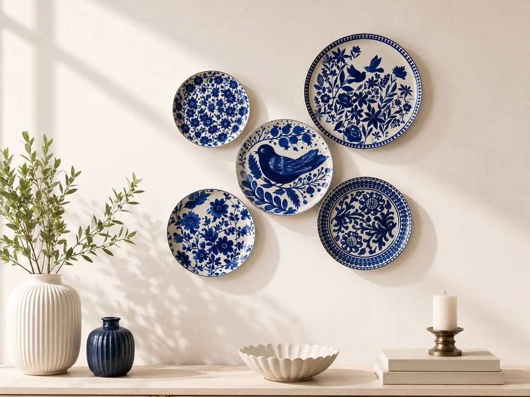 Holland Blue & White
